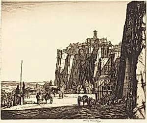 Porto Maggiore, Orvieto by Henry Rushbury