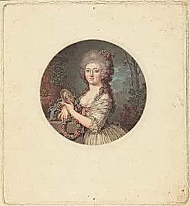 Portrait d'une jeune princesse by Jean-François Janinet