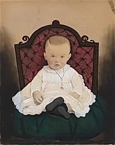 Portrait of a Baby by American 19th Century