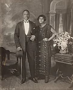 Portrait of a Couple by James Van Der Zee