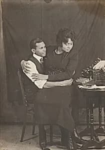 Portrait of a Couple by James Van Der Zee
