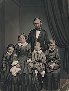 Portrait of a Family by Unknown 19th Century