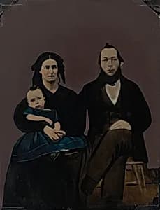 Portrait of a Family by American 19th Century