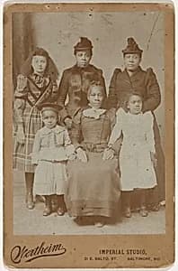 Portrait of a Family by Wertheim Imperial Studio