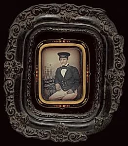 Portrait of a French Naval Officer by Pierre Dufour