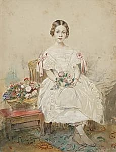 Portrait of a Girl by Amelie Guillot-Saguez