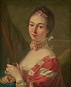 Portrait of a Lady by Follower of Louis Michel Van Loo
