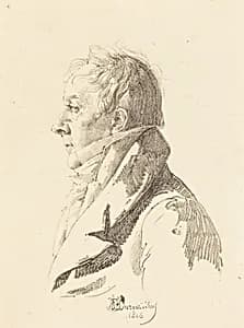 Portrait of a Man by Honore-Jean Dubois Duperray