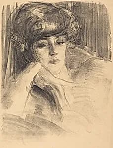 Portrait of a Woman by Albert Belleroche