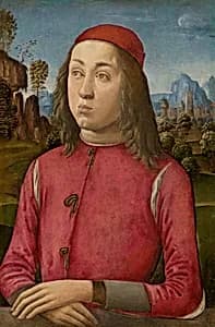 Portrait of a Youth by Agnolo di Domenico del Mazziere or Donnino di Domenico del Mazziere