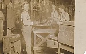Portrait of Glassworkers by American 20th Century