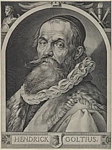 Portrait of Hendrick Goltzius by Jan Muller, Hendrick Goltzius
