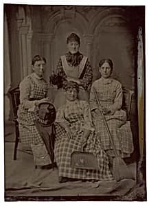 Portrait of Housekeepers by American 19th Century