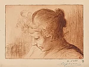 Portrait of Madame Delâtre by Eugène Delâtre