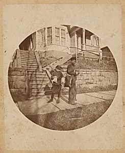 Portrait of Newspaper Boys by American 20th Century