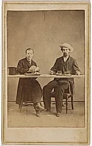 Portrait of Telegraphers by American 19th Century