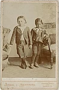 Portrait of Two Boys by Herber Jones