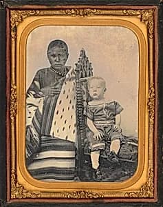 Portrait of Two Children by American 19th Century