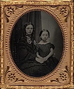 Portrait of Two Girls by British 19th Century