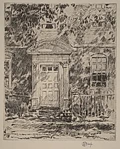 Portsmouth Doorway by Childe Hassam