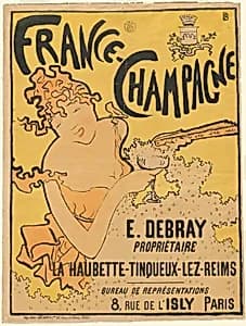 Poster for "France-Champagne" by Pierre Bonnard