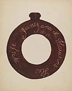 Pottery Bottle by Willoughby Ions