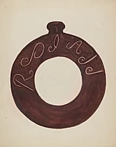 Pottery Bottle by Willoughby Ions