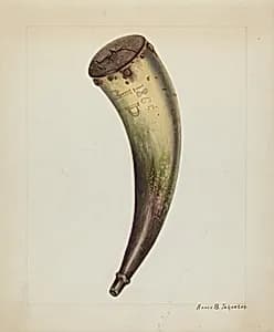 Powder Horn by Annie B. Johnston