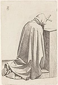 Praying Monk by Johann Friedrich Overbeck