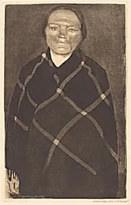 Pregnant Woman (Schwangere Frau) by Käthe Kollwitz