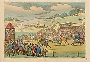 Preparing to Start by Thomas Rowlandson