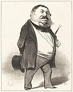 Prince Lucien Murat by Honoré Daumier