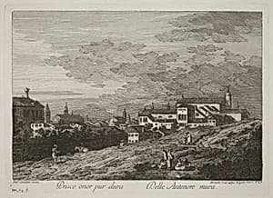 Prisco onor pur dura... by Joseph Wagner after Canaletto
