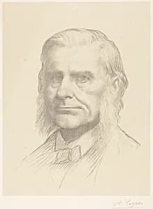 Professor Huxley, 2nd plate by Alphonse Legros