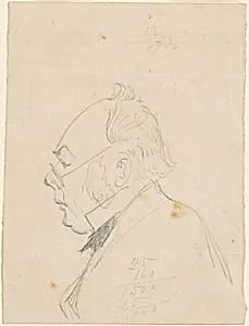 Profile of a Man by Emanuel Gottlieb Leutze