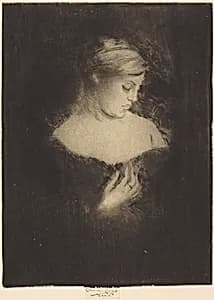 Profile of a Woman by Théodore Roussel