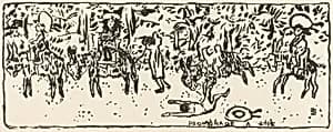 Promenade à âne by Pierre Bonnard