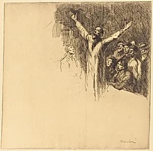 Prophet (Le prophete) by Théophile Alexandre Steinlen