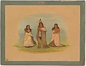 Puncah Indians by George Catlin