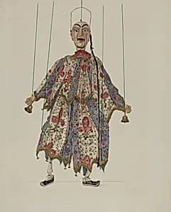 Puppet - "Chinese Minstrel" by Vera Van Voris