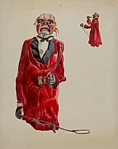 Puppet with Opera Glass by Verna Tallman