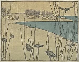 Pussy Willows by Bror Julius Olsson Nordfeldt