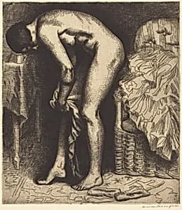 Putting on Tights by Laura Knight