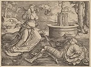 Pyramus and Thisbe by Lucas van Leyden