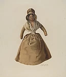 Quaker Doll by Charlotte Angus