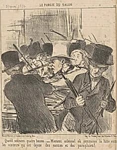 Quand sonnent quatre heures by Honoré Daumier
