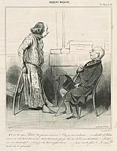 Qu'as-tu donc, Robert? ... by Honoré Daumier