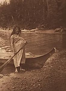 Quatsino Sound [Plate 345] by Edward Sheriff Curtis