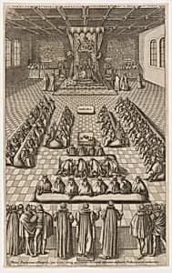 Queen Elizabeth in Parliament by Renold Elstrack