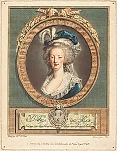 Queen Marie-Antoinette by Pierre-Michel Alix after Élisabeth-Louise Vigée Le Brun